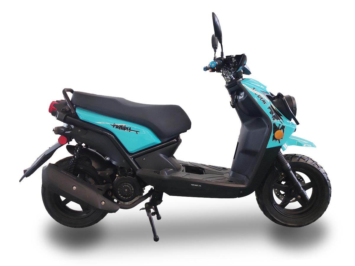 Metallic Teal with Black