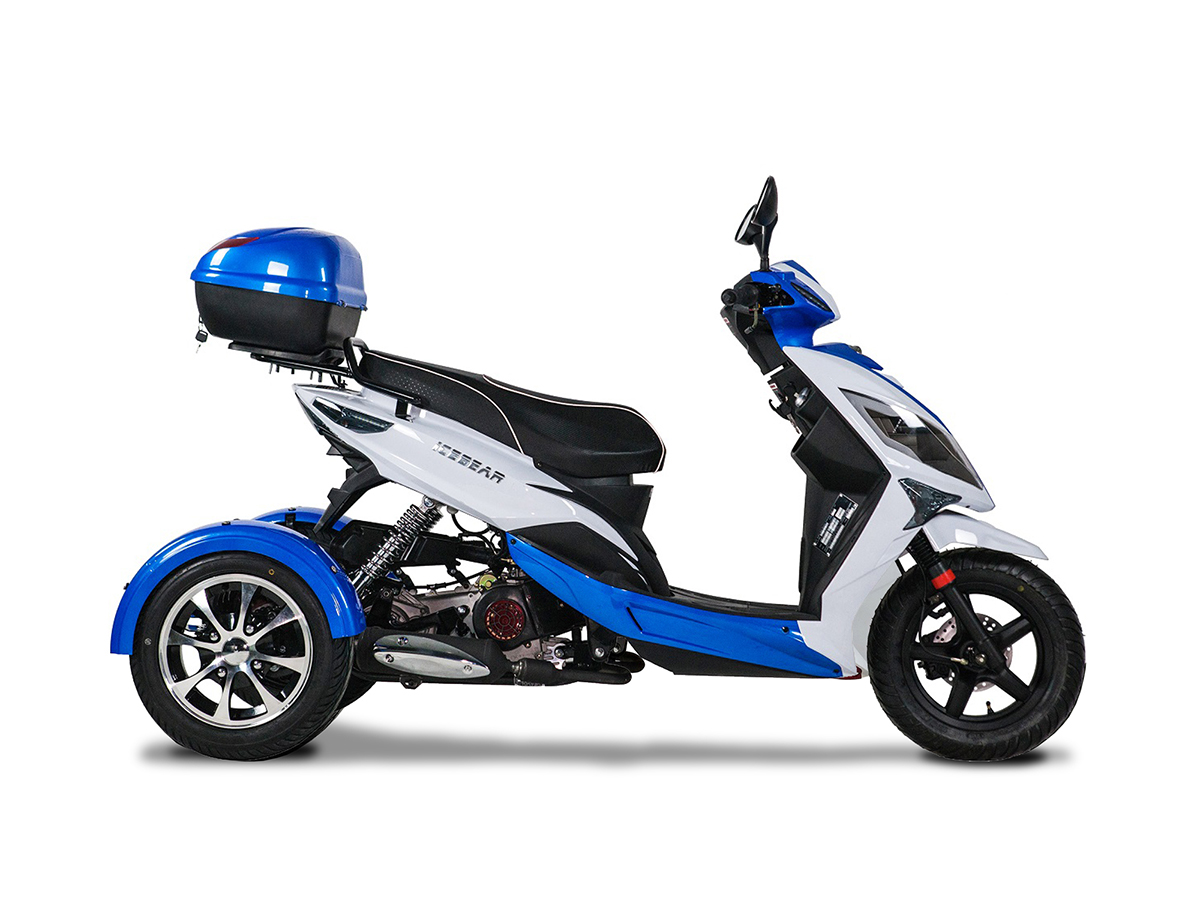 Metallic Blue/White