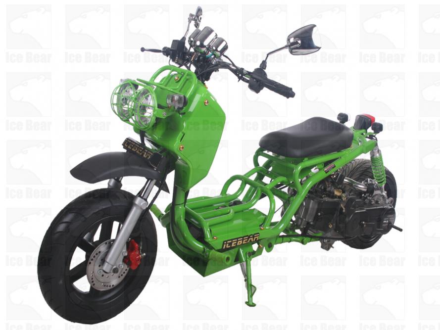 49.5cc;Street Bike;single cylinder, 4 stroke;Front Disc Brake,Rear Drum