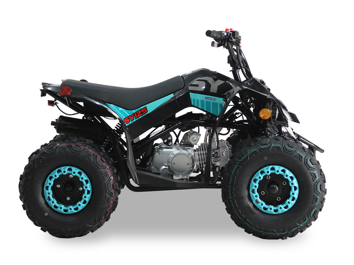 Teal with Black